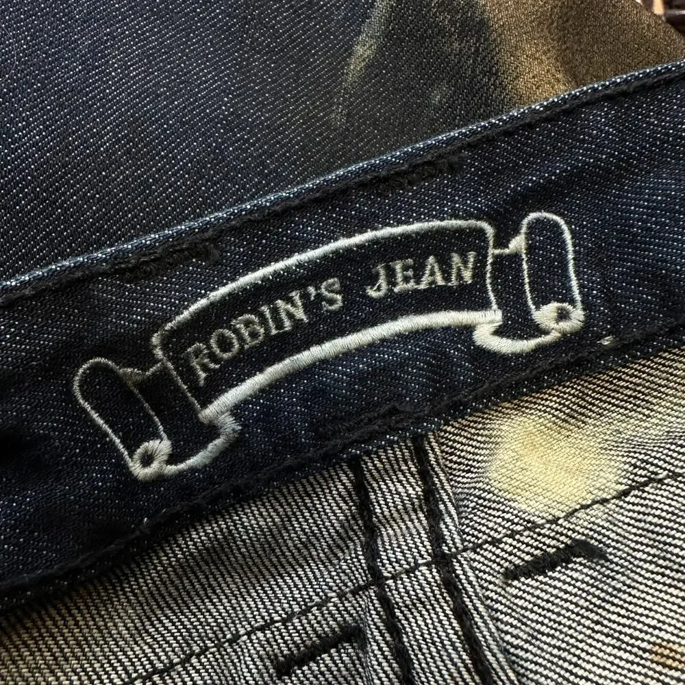 Robin's Jean Style D5696 Long Flap‎ Gold Coated Crystal Embellished Size 40x31